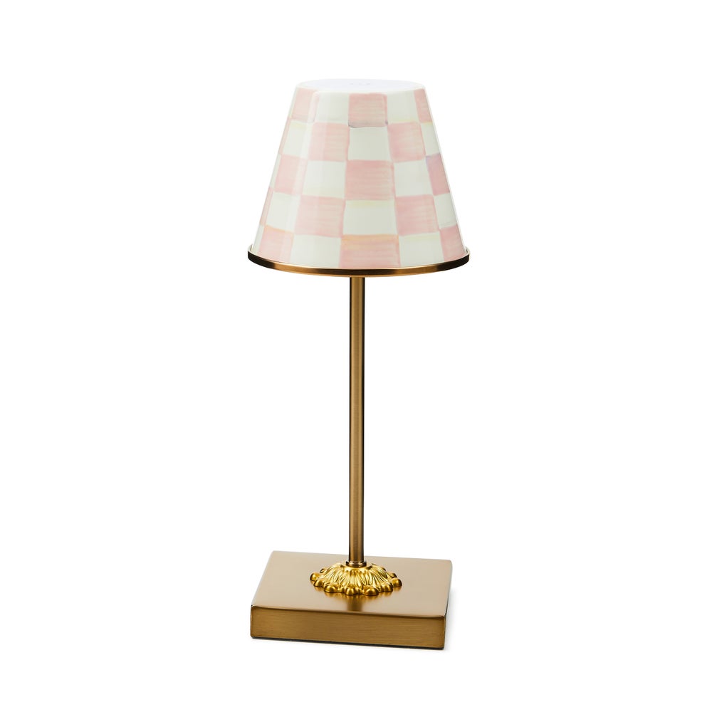 Rosy Check LED Rechargeable Cafe Table Lamp image 0