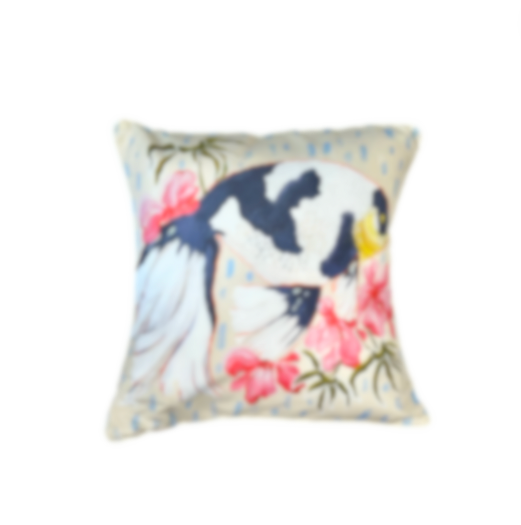 Paige Gemmel Pillow | Koi Facing Left or Right | Cream image 1