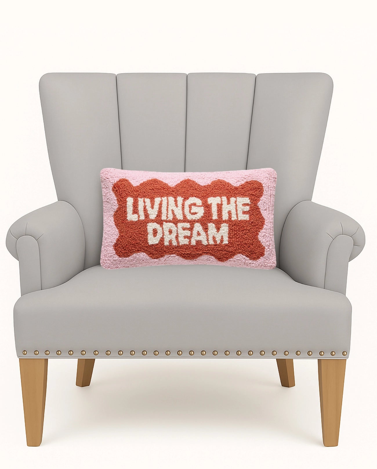 Living the Dream Hook Pillow - Ampersand image 0