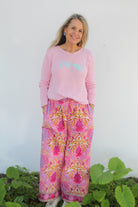 V-Neck Delray Sweater | Pink image 1