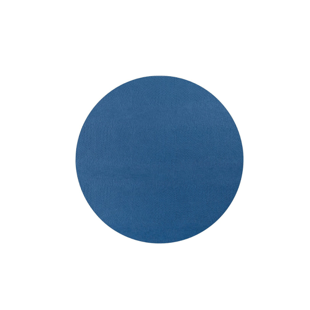 Lizard Round Placemat | Navy image 0