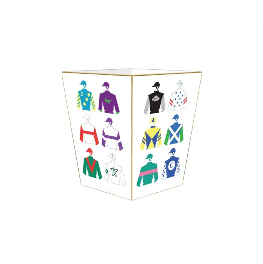Wastepaper Baskets | Jockey Silks Triple image 0