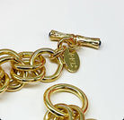 "the Michelle" - Bamboo Link Necklace - Pink image 4
