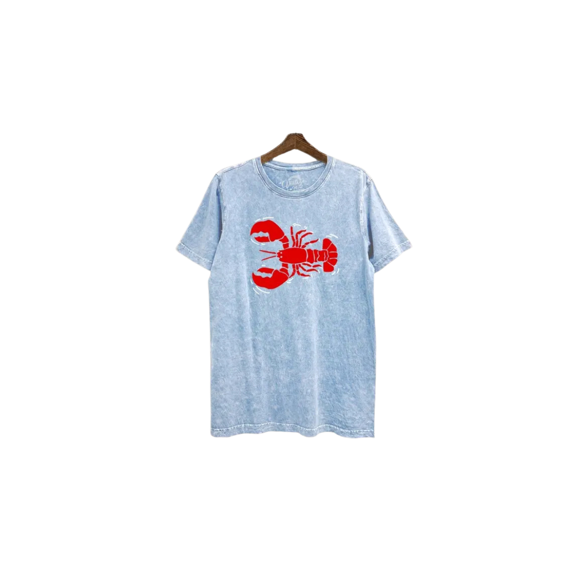 Graphic Print T-Shirt | Lobster | Blue image 0