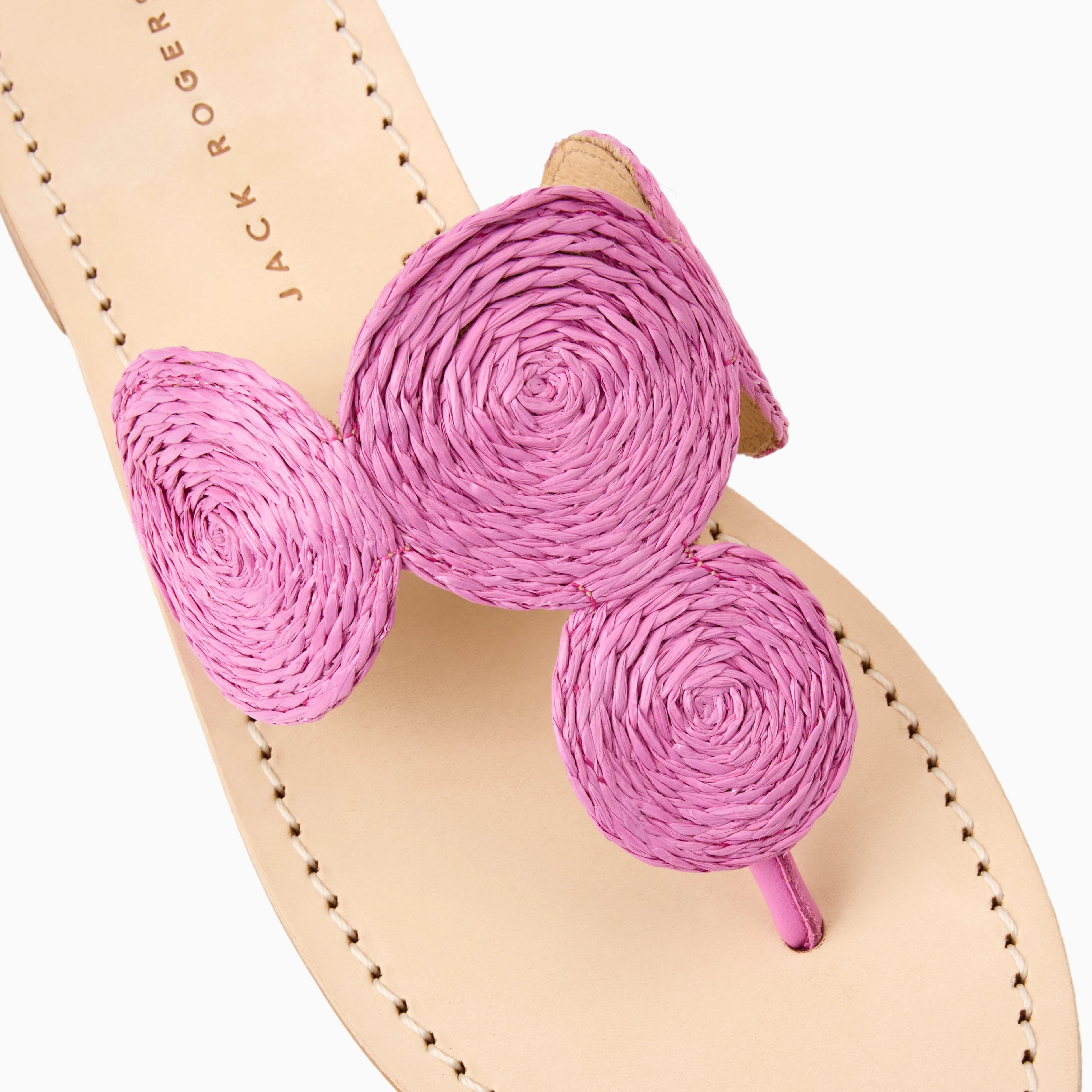 Jack Rogers Margo Raffia Sandal | Pink image 1
