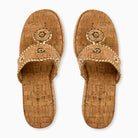 Jack Rogers Jacks Mid-Wedge | Cork/Gold image 1